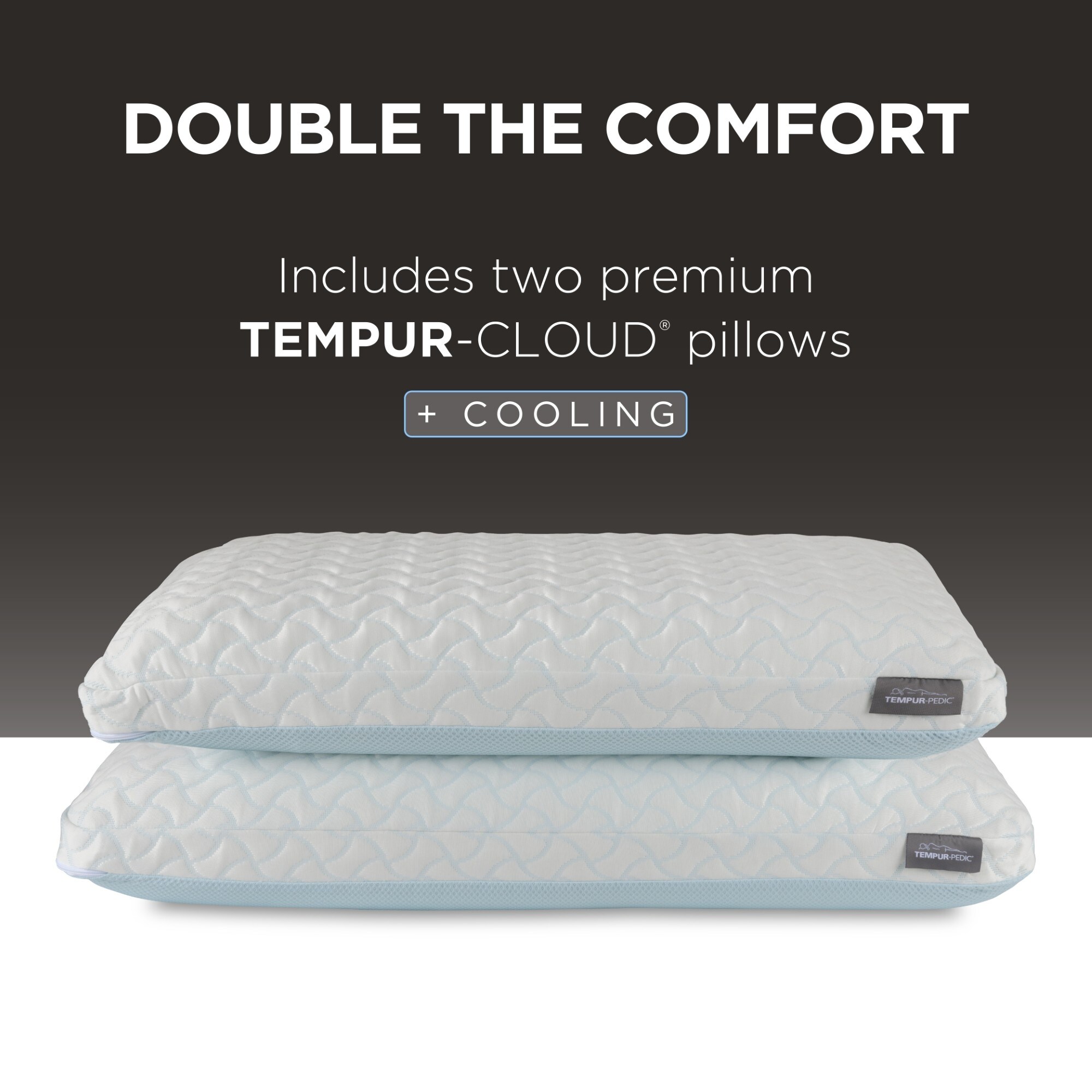 Tempur-Pedic TEMPUR Cloud + Cooling Pillow - Overstock - 43189933